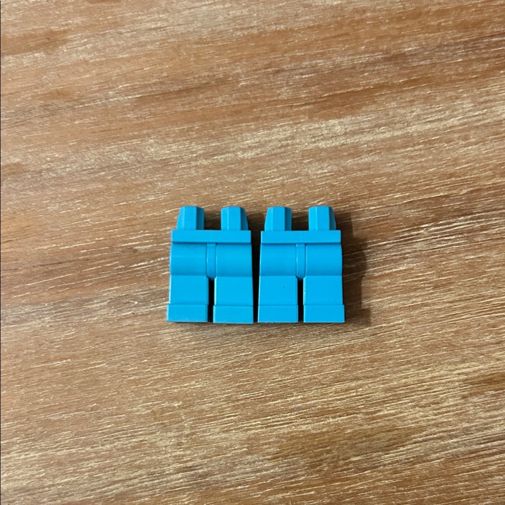 2x Lego cyan pants